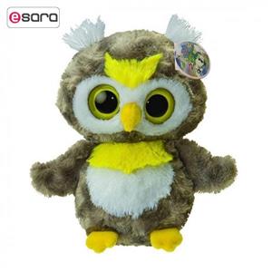 عروسک آرورا مدل Snow Owl ارتفاع 18 سانتی متر Aurora Plush 18cm Height 