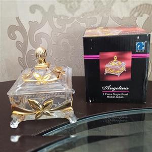 قندان 4 پایه  آنجلینا  طلایی چین