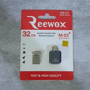 فلش OTG تایپ سی 32 گیگ Reewox مدل M-01  USB2.0