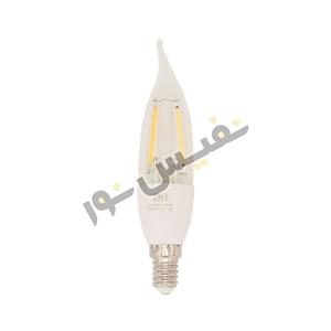 لامپ ال ای دی 2.5 وات زمان نور مدل Filament پایه E14 Zaman Noor Filament 2.5W LED Lamp E14