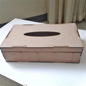 بیس خام چوبی جعبه دستمال کاغذی مدل کوتاه برای جعبه دستمال کاغذی مخمل