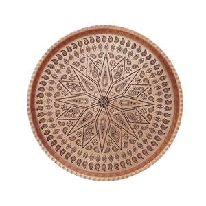 سینی رولت خوری طرح ستاره برند اورجینال اصل ترکیه در دو رنگ طلایی و نقره ای سوغات کربلا