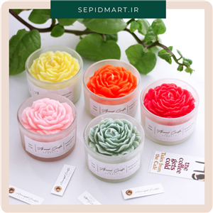 شمع لیوانی معطر گل