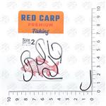 قلاب ماهیگیری  RED CARP کپوری مدل Crank سایز ۲ بسته ۱۰ عددی