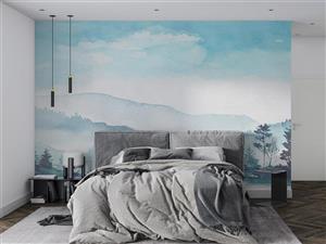 پوستر دیواری آبرنگی طبیعت نقاشی W10157100