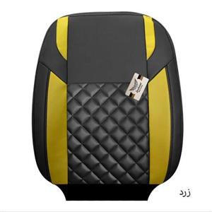 روکش صندلی چرم سوشیانت مدل کاج برای  کوییک و تیبا دو (2) رنگبندی (زرد)