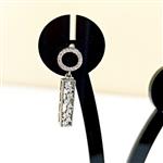 گوشواره مستطیل نقره (925)Silver earrings