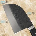 چاقوی سرآشپز مدل صربستانی(Almazan knife با دسته پلکسی گلس سفارشی استاد هادی 