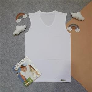 زیر پیراهن رکابی سفید مردانه سایز مدیوم (M ) برند پامبوک صددرصد پنبه Pambuk چیچک 14 