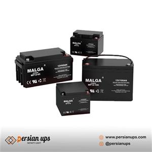 باتری یو پی اس 12ولت 100آمپرساعت مالگاپاور (Malga power )