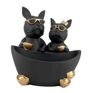 شکلات خوری مدل آقا و خانم سگ بولداگ 