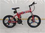 دوچرخه تاشو سایز ۲۰ مارک VTT  رینگ ۳ پره  رنگ‌ شیشه ای قرمز