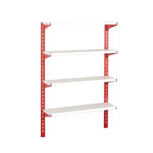 قفسه مدل سوپری 4 طبقه سایز 80x30 سانتیمتری پایه 1.5 متری