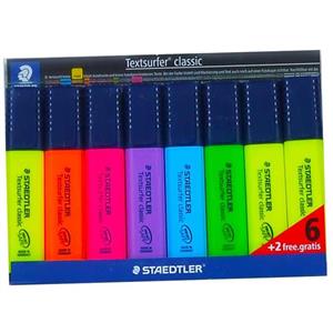 ماژیک علامت گذار استدلر مدل Textsurfer Classic بسته 8 عددی Staedtler Highlighter Pack of 