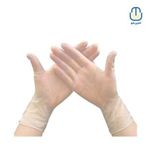 دستکش وینیل اپی پرفکت جعبه 100 عددی سایز مدیوم