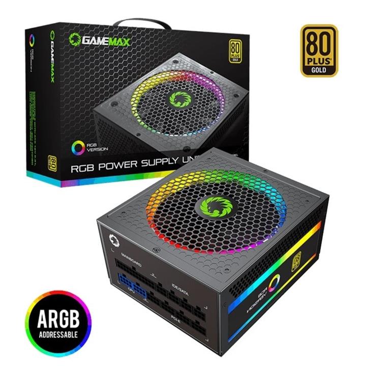GameMax RGB 750 Gold Power Supply