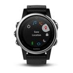 Garmin Fenix 5s silver with black band GPS Watch