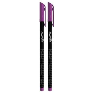 روان نویس اونر مدل Black Body 0.4 Violet - بسته دو عددی Owner Black Body 0.4 Violet Rollerball Pen - Pack of 2