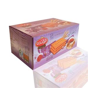 بیسکوییت زعفرانی فرخنده مقدار 850 گرم