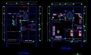 دانلود پلان ساختمان 6 طبقه در اتوکد AutoCAD