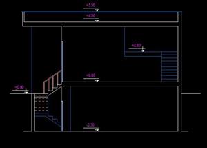 دانلود پلان ساختمان دو طبقه AutoCAD