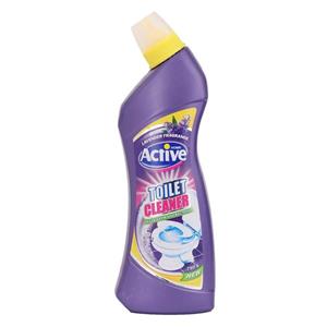 مایع جرم گیر اکتیو پاک کننده سطوح سرویس بهداشتی سبز با رایحه لاوندر 750 گرم