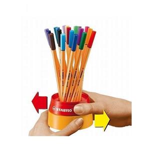 روان نویس 19 رنگ استابیلو مدل Point 88 Stabilo Point 88 19 Color Rollerball Pen