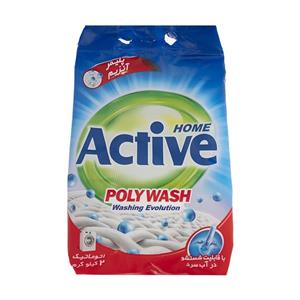 پودر ماشین لباسشویی اکتیو پلی واش Active Poly Wash Washing Machine Powder 2Kg