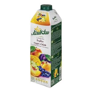 آبمیوه نکتار مخلوط هفت میوه سن ایچ 1 لیتر Sunich Mulyi Fruit Nectar 1Lit