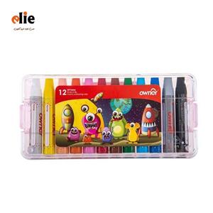 پاستل روغنی 12 رنگ اونر