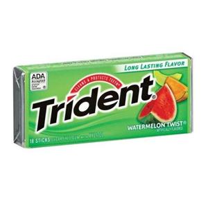 آدامس تریدنت با طعم هندوانه Trident تعداد 18 عددی
