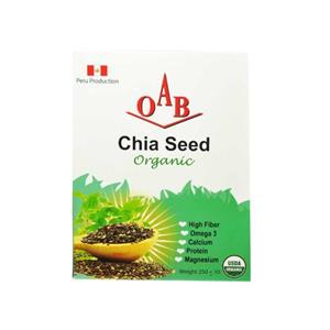 دانه چیا ارگانیک oab ا آ ب وزن 250 گرم OAB Chia Seed Organic 250gr