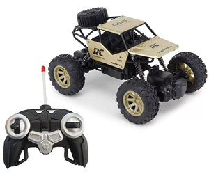 ماشین آفرود کنترلی شارژی بدنه فلزی مدل rock crawler alloy material