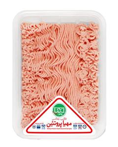 گوشت چرخکرده مرغ مهیا پروتئین سینه و ران پاک شده 500 گرمی Mahya Protein Mince Meat Chicken 0.5kg