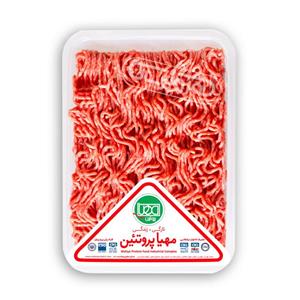 گوشت چرخ کرده مخلوط ممتاز گوساله و گوسفند مهیا پروتئین 500 گرم Mahya Protein Mixed Ground Meat 0.5kg