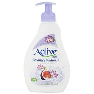 مایع دستشویی کرمی اکتیو بنفش 350 گرم Active Cream Washing Liquid Purple 350ml