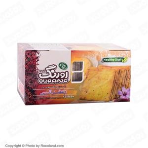 نان سنتی کاک سبوس دار با طعم زعفران 450 گرمی اورنگ