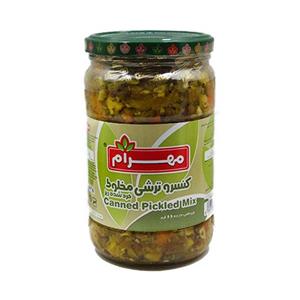 کنسرو ترشی مخلوط مهرام خرد شده ریز 660 گرم
