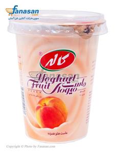 ماست میوه ای با طعم هلو کاله مقدار 450 گرم Kalleh Fruit Youghart WIth Peach Flavor 450 gr