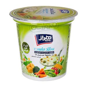 ماست با مخلوط سبزیجات کم چرب 2% چربی (سالاد ماست) 750 گرمی هراز Haraz Low Fat Salad Yogurt 750gr