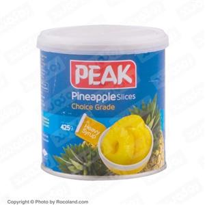 کمپوت آناناس در شربت غلیظ 425 گرمی Peak