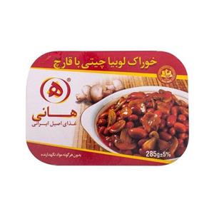خوراک لوبیا چیتی با قارچ هانی 460 گرم