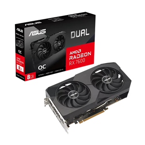 کارت گرافیک ایسوس Dual Radeon™ RX 7600 OC Edition  با حافظه 8 گیگابایت