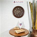 ساعت دیواری چوبی اعداد یونانی مدل 6016-6024 سهیل (ساعت دیواری با اعداد رومی)