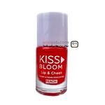 تینت لب KISS BLOOM رنگ هلویی با جلوه ای نچرال و خوش رنگ حجم ۱۱ میل