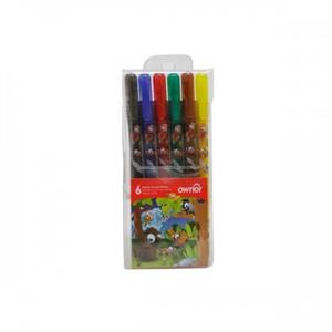 ماژیک رنگ آمیزی اونر مدل کلاسیک - بسته 6 رنگ Owner Classic Colour Pencil - Pack of 6