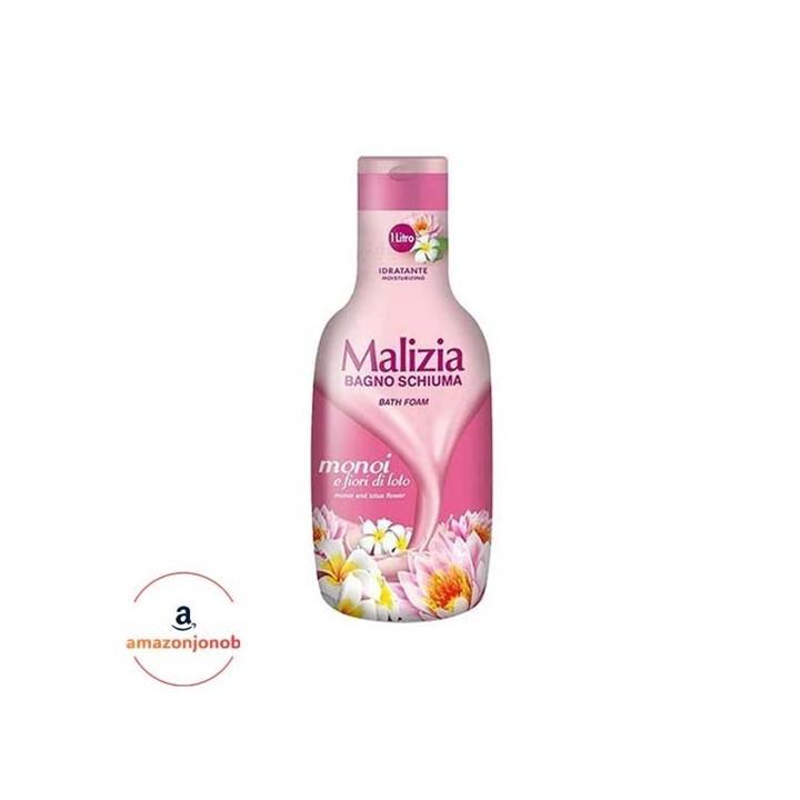 شامپو بدن گل یاس و نیلوفر آبی مالیزیا Malizia Monoi حجم 1000 میلی لیتر