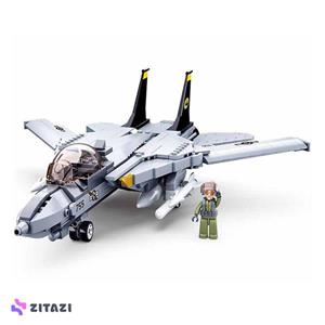 ماکت هواپیما مدل Sluban Model Bricks F-14 Aircraft