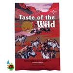 غذای خشک سگ تیست آف د وایلد بدون غلات با طعم گوشت گراز Taste of the wild with wild boar  وزن ۱۲.۲ کیلوگرم