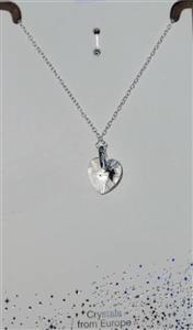 گردنبند نقره قلب 